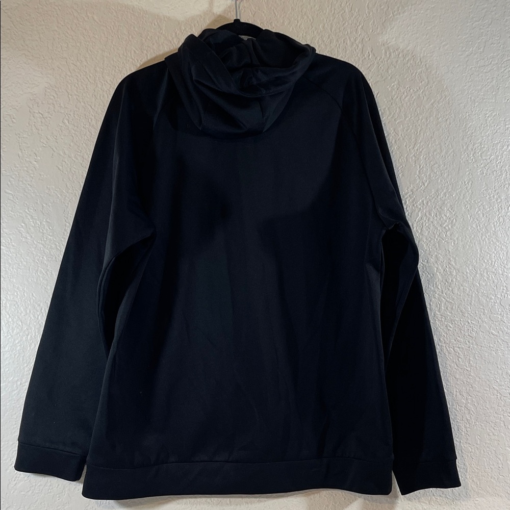 NIKE Therma Full Zip Fleece Hoodie Jacket Black Size Large - Picture 4 of 9